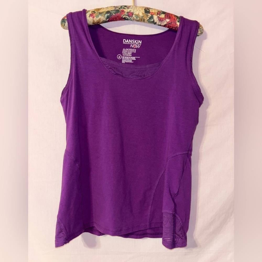 Danskin Now Vibrant Purple Tank Top
